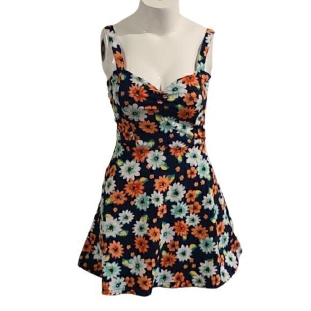 [Almost Famous] Floral A-Line Dress - Size L